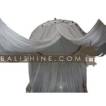 balishine This round mosquito net is produced in Bali. Including bamboo hanging. For bed 1 or 2 places.