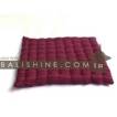 balishine This pillow is produced in Bali it's a handmade Sari  textile with kapok inside.