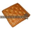 balishine This pillow is produced in Bali it's a handmade Sari  textile with kapok inside.