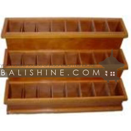Balishine: Your natural source of indonesian handicraft presents in its Various collection the Incenses Display:44ARJ543546:This box Display for Incense Stick with 24 comptements made from wood  The colors available are Black, Brown, Dark Brown or Red.