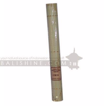 Balishine: Your natural source of indonesian handicraft presents in its Various collection the Tube Incenses Sticks:44ARJ542369:These incense sticks is produced in Bali made from tropical pulp flower. 20  natural sticks inside a bamboo tube packing.  Also available in aromas : Amber, Apple, Bergamot, Cacao, Canabis, Chempaka, Cinnamon, Citronnella, Clove, Coconut, Coffe, Darshan, Euqaliptus, Frangipani, Gardenia, Grass, Jasmine, Krishna Musk, Lavender, Lemon, Lotus, Macana, Mango, Musk, Nagchampa, Narcis, Night Queen,  Opium, Orange, Orchid, Passion Fruit, Patchouly, Peppermint, Rose, Rosemary, Sakura, Sandalwood, Spice, Strawberry, Sweet balinese, Variety, Vetiver, Ylang-Ylang, Vanilla, Lotus.