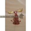 balishine&nbsp;This christmas candle holder decoration is produced in Bali and made from stainless.