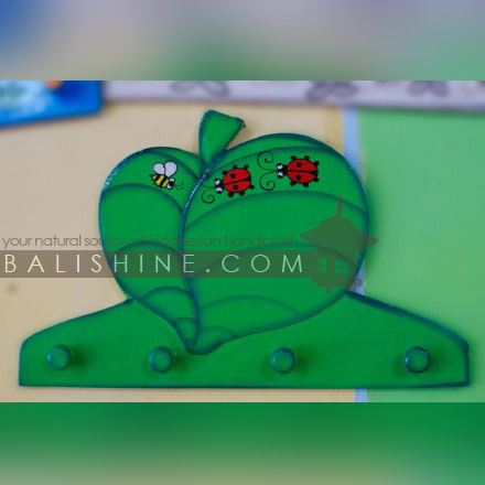 Balishine: Your natural source of indonesian handicraft presents in its Stuff for Kids collection the Clothes holder:415DZO76389:This clothes holder is a handicraft of Bali made from albasia wood. -