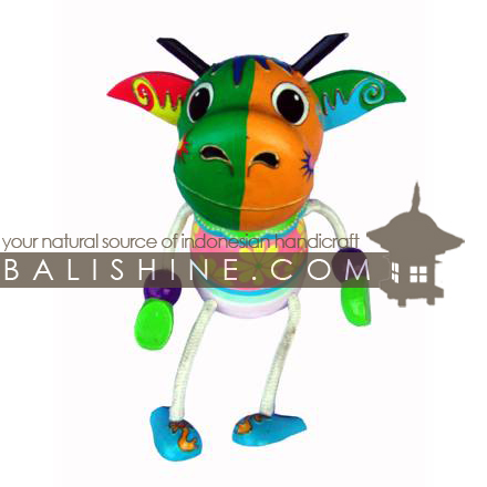 Balishine: Your natural source of indonesian handicraft presents in its Stuff for Kids collection the Funny Handicraft:415BAL7578:This funny animal is produced in Bali made from albesia wood with white synthetic string. Full color