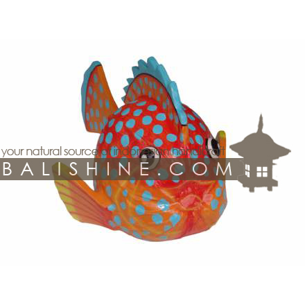 Balishine: Your natural source of indonesian handicraft presents in its Various collection the Funny Handicraft:415KAG74956:This fish is produced in Bali made from coconut.   Same as picture