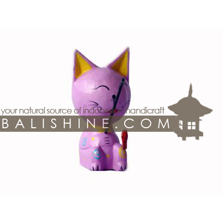 Balishine: Your natural source of indonesian handicraft presents in its Stuff for Kids collection the Funny Handicraft:415TOS7639:This handicraft is produced in Bali made from albesia wood. Full color