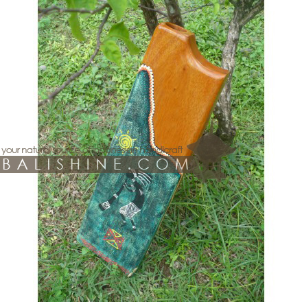 Balishine: Your natural source of indonesian handicraft presents in its Various collection the Didgeridoo Box:412SLM606061:This didgeridoo box is a handicraft of Bali made from mahogany wood painted.  Mix color