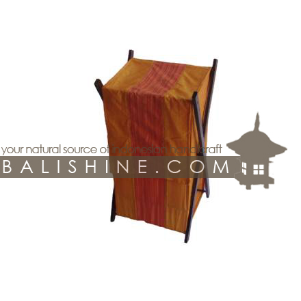 Balishine: Your natural source of indonesian handicraft presents in its Home Decor collection the Doubled Fabric Laundry Box:11KAN431506:This laundry box out of doubled fabric is produced in Bali it's a handmade textile with plywood.  50% coton and 50% polyester. Color Same as picture.