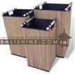balishine This set of 3 laundries boxes is produced in Indonesia made from coconut leaf.