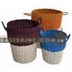 balishine This set of 3 laundries boxes is produced in Indonesia made from seagrass.