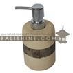balishine This hand soap bottle holder is produced in Bali and made from natural limestone. 