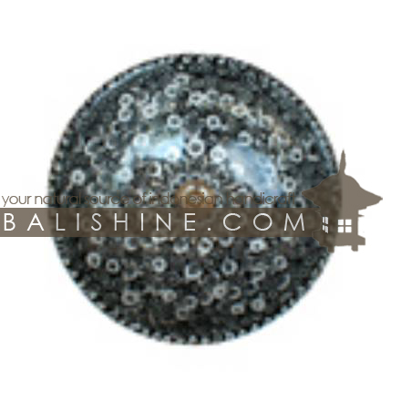 Balishine: Your natural source of indonesian handicraft presents in its Home Decor collection the Tropical Shell Ceramic Sink:11DIV11:This sink is produced in Indonesia made from ceramic and small piece of sink santa lucia sweet  tropical shell  