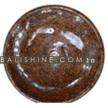Balishine: Your natural source of indonesian handicraft presents in its Home Decor collection the Cinnamon Resin Sink :11DIV128:This sink is produced in Indonesia made from resin with natural n parfumed tropical spice known as cinamon   