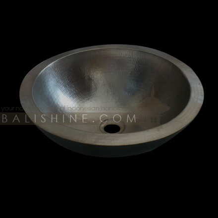 Balishine: Your natural source of indonesian handicraft presents in its Home Decor collection the Copper Sink:11LIS15416:This sink is produced in Indonesia made from copper.  Same as picture