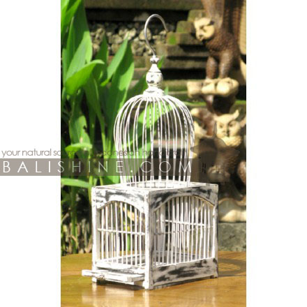 Balishine: Your natural source of indonesian handicraft presents in its Home Decor collection the Bird Cage:12BDG356498:This bird cage is a handicraft of Indonesia made from wood.  Same as picture