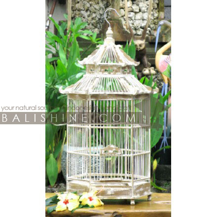 Balishine: Your natural source of indonesian handicraft presents in its Home Decor collection the Bird Cage:12BDG356511:This bird cage is a handicraft of Indonesia made from wood.  Same as picture