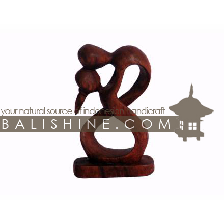 Balishine: Your natural source of indonesian handicraft presents in its Home Decor collection the Suar Wood Abstract Statue:12IMS366:This abstract statue is a handicraft of Bali made from suar wood.  
