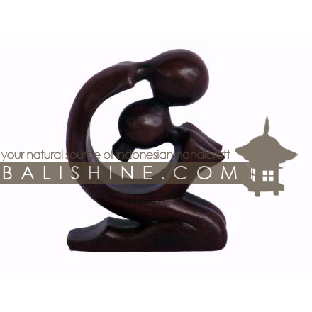 Balishine: Your natural source of indonesian handicraft presents in its Home Decor collection the Suar Wood Abstract Statue:12IMS367:This abstract statue is a handicraft of Bali made from suar wood.  