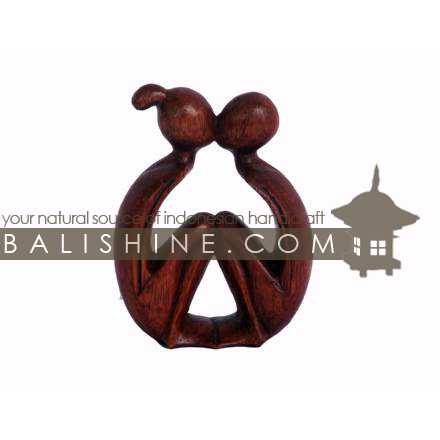 Balishine: Your natural source of indonesian handicraft presents in its Home Decor collection the Suar Wood Abstract Statue:12IMS368:This abstract statue is a handicraft of Bali made from suar wood.  