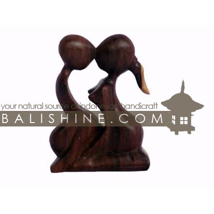 Balishine: Your natural source of indonesian handicraft presents in its Home Decor collection the Suar Wood Abstract Statue:12IMS370:This abstract statue is a handicraft of Bali made from suar wood.  