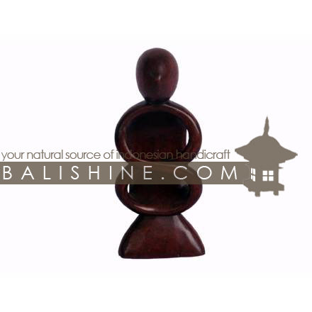 Balishine: Your natural source of indonesian handicraft presents in its Home Decor collection the Suar Wood Abstract Statue:12IMS371:This abstract statue is a handicraft of Bali made from suar wood.  