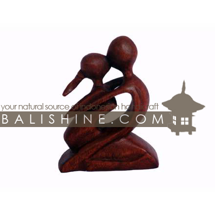 Balishine: Your natural source of indonesian handicraft presents in its Home Decor collection the Suar Wood Abstract Statue:12IMS376:This abstract statue is a handicraft of Bali made from suar wood.  