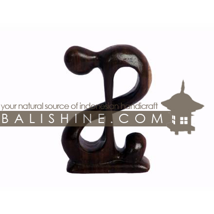 Balishine: Your natural source of indonesian handicraft presents in its Home Decor collection the Suar Wood Abstract Statue:12IMS379:This abstract statue is a handicraft of Bali made from suar wood.  
