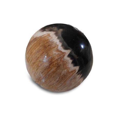 Balishine: Your natural source of indonesian handicraft presents in its Home Decor collection the Petrified Wood Ball:12DF38495:This ball is made from petrified wood.  