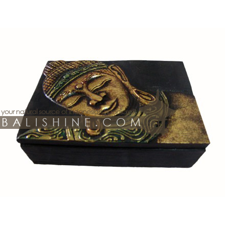 Balishine: Your natural source of indonesian handicraft presents in its Home Decor collection the Rectangular Box:12MUL45339:This rectangular boxe is produced in Indonesia made from albasia wood.  Same as picture