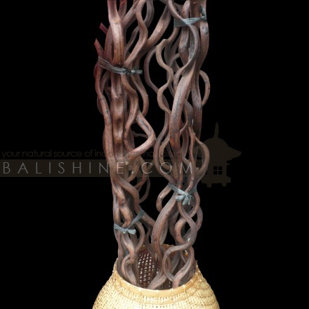 Balishine: Your natural source of indonesian handicraft presents in its Home Decor collection the Decorative Flower:12DIA345713:This set of 5 pcs decorative root is made in Indonesia.  The colors available are natural, black, white, red, green, orange, gold, chocolate, pink, blue, silver or purpple