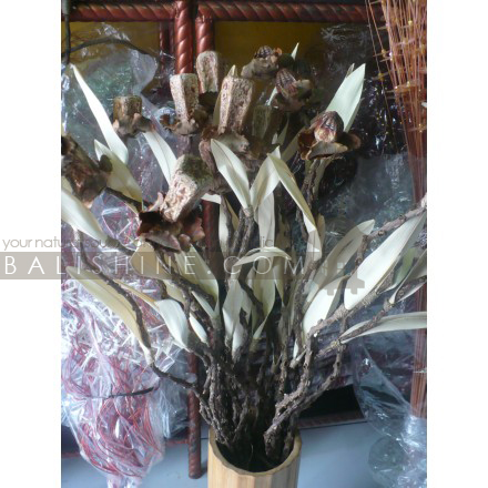 Balishine: Your natural source of indonesian handicraft presents in its Home Decor collection the Decorative Flower:12DIA345722:This decorative flower is made in Indonesia, from root.  Same as picture