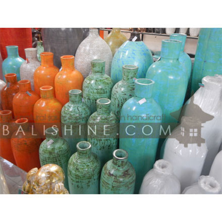 Balishine: Your natural source of indonesian handicraft presents in its Home Decor collection the Decorative Pot:12LJP57536:This decorative pot is made from Terracota.  lots of colors available.