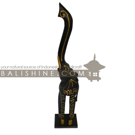 Balishine: Your natural source of indonesian handicraft presents in its Home Decor collection the Elephant:12DAE36750:This elephant is a handicraft of Bali made from albasia wood .  