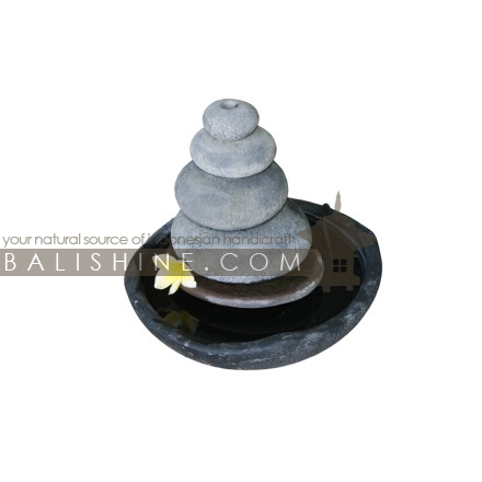 Balishine: Your natural source of indonesian handicraft presents in its Home Decor collection the Fountain:12KUM215827:This fountain is produced in Indonesia, made from stone and teracota.  Sold with pump
