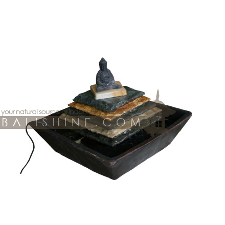 Balishine: Your natural source of indonesian handicraft presents in its Home Decor collection the Fountain:12KUM215837:This fountain is produced in Indonesia, made from stone and teracota.  Sold with pump