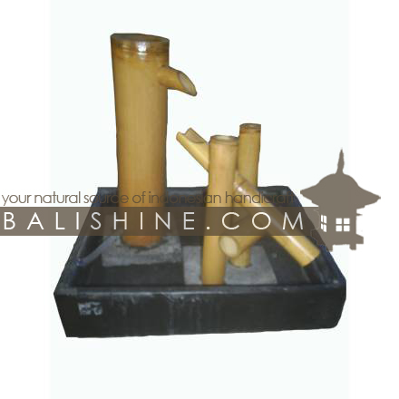Balishine: Your natural source of indonesian handicraft presents in its Home Decor collection the Fountain:12LAB213726:This fountain is produced in Indonesia, made from bamboo and teracota.  Sold with pump