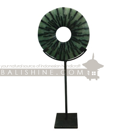 Balishine: Your natural source of indonesian handicraft presents in its Home Decor collection the Glass Artwork:12FOC315395:This glass artwork is produced in Indonesia made from glass. Sold with stainless stand.  
