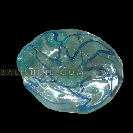 Balishine: Your natural source of indonesian handicraft presents in its Home Decor collection the Glass Artwork:12FOC315405:This glass artwork is produced in Indonesia made from glass.   