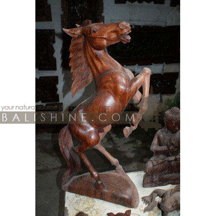 Balishine: Your natural source of indonesian handicraft presents in its Home Decor collection the Horse Statue:12GUR36463:This horse statue is a handicraft of Bali made from suar wood.  