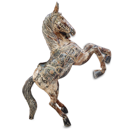 Balishine: Your natural source of indonesian handicraft presents in its Home Decor collection the Horse Statue:12WET38302:This horse statue is made from wood.  