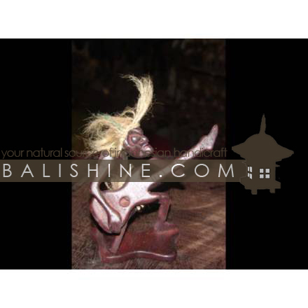 Balishine: Your natural source of indonesian handicraft presents in its Home Decor collection the Primitive Statue:12LEG35145:This primitive statue is produced in Bali made from suar wood.  