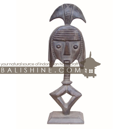 Balishine: Your natural source of indonesian handicraft presents in its Home Decor collection the Primitive statue:12RAM35359:This primitive statue is produced in Bali made from albasia wood.  