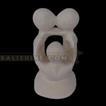 balishine This abstract statue is a handicraft of Bali made from natural white lime stone.