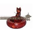 balishine This cat asthray is produced in Bali made from albesia wood.