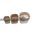 balishine This set of 3 baskets is made in Bali from mendong grass.