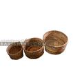 balishine This set of 3 baskets is made in Bali from waterhyacinth grass.