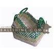 balishine This set of 2 rectangulars baskets is produced in Indonesia made from seagrass.