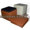 balishine This square box is produced in Indonesia made from vinyl.