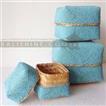 balishine This square box is produced in Indonesia made from bamboo with weaving of glass beads finishing.