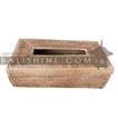 balishine This rectangular tissue box is produced in the island of Lombok and his made from natural rattan.